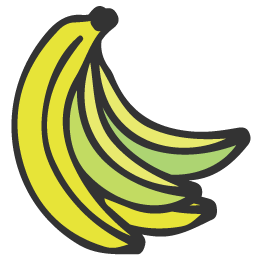 liofilizirane banane - liofilizirano sadje ikona