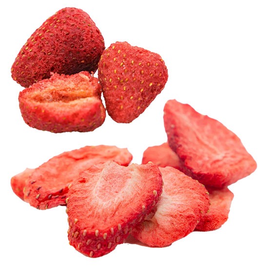 liofilizirane jagode- liofilizirano sadje slika produktov