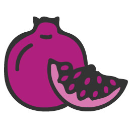 liofilizirano granatno jabolko ikona