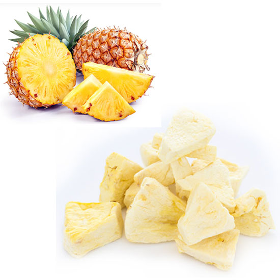 liofiliziran ananas - slika produktov liofilizirano sadje